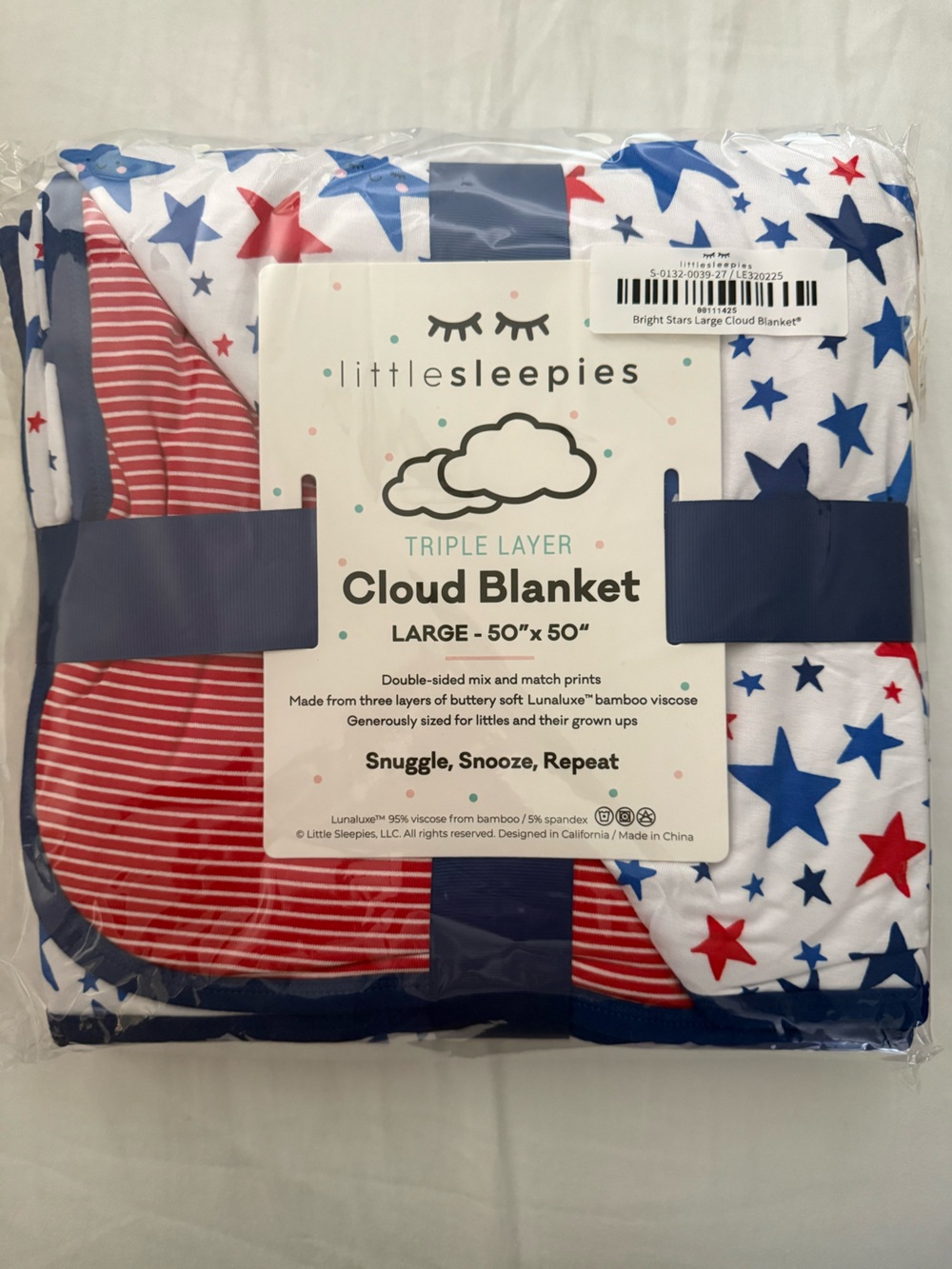 Little Sleepies Bright Stars Blanket